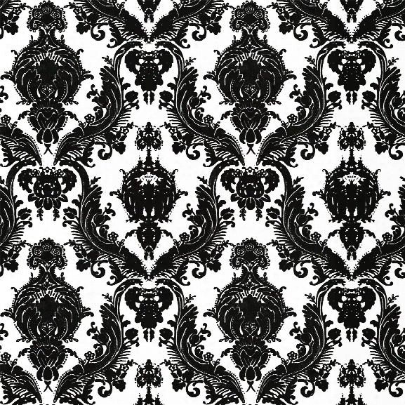 Damsel Self Adhesive Wallpaper In White And Black Design By Tempaper