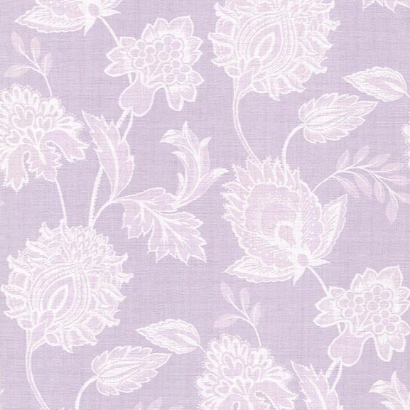 Danfi Lilac Jacobean Wallpaper From The Savor Collection By Brewster Home Fashions