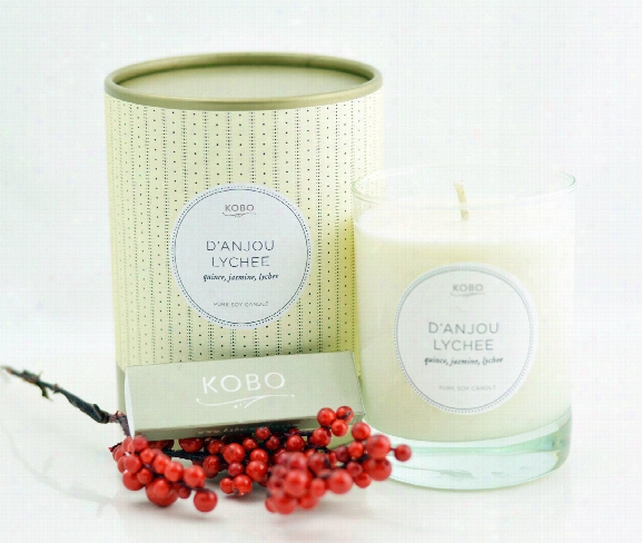 D'anjou Lychee Candle Design By Kobo Candles