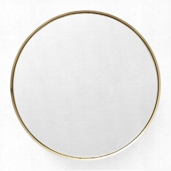 Darkly Mirror In Brushed Brass Design By Menu