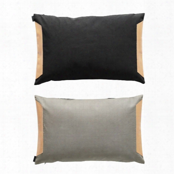 Deco Cushion In Anthracite & Grey Design By Oyoy