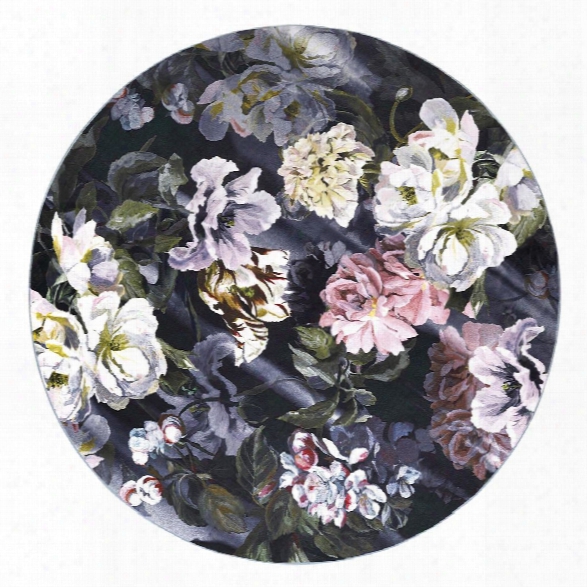 Delft Flower Noir Rug Design By Designers Guild