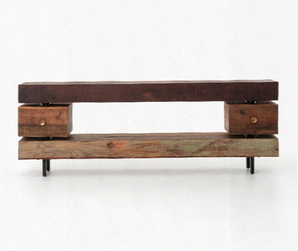 Dillon Console Table In Natural Peroba