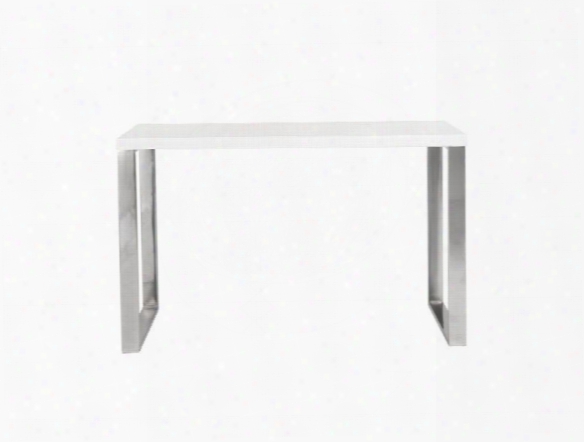 Dillon Desk In White Lacquer Design By Euro Style