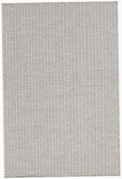 Diva Collection Flatweave Area Rug In Cream & Grey Design By Chandra Rugs