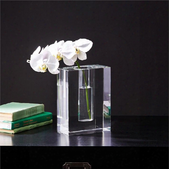 Dixon Block Crystal Vase Design By Two's Company