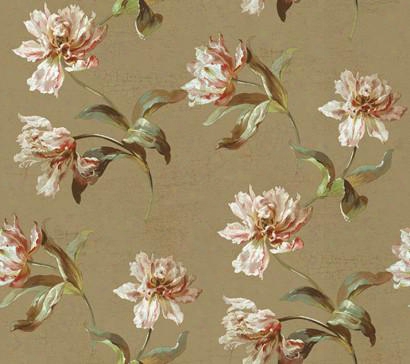 Dogwood Floral Wallpaper In Brown Design By York Wallcoverings