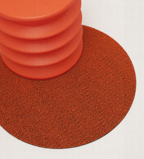 Dot Shag Indoor / Outdoor Mat In Orange Design By Chilewich