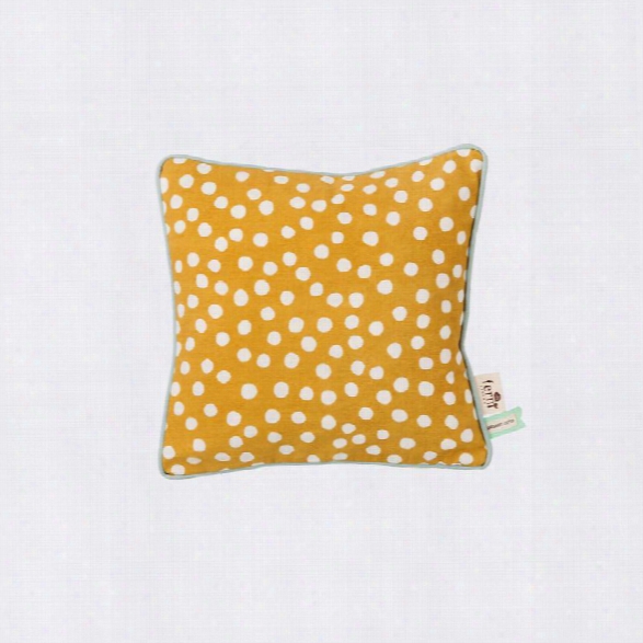 Dots Cushion In Curry Design By Ferm Livnig