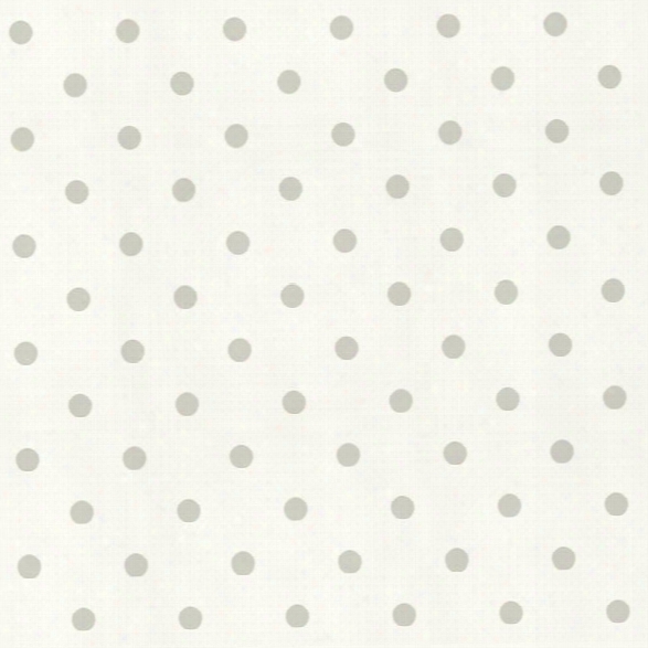 Dots On Dots Wallpaper In Grey And Ivory From The Magnolia Home Collection By Joanna Gaines