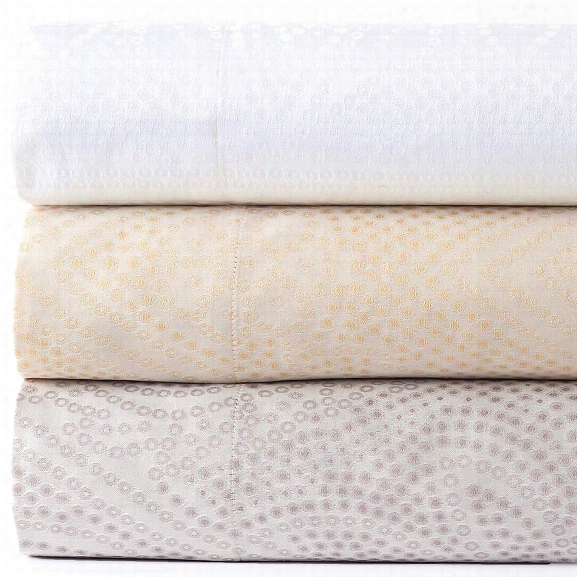 Dots White Pillowsham Design By Luxe