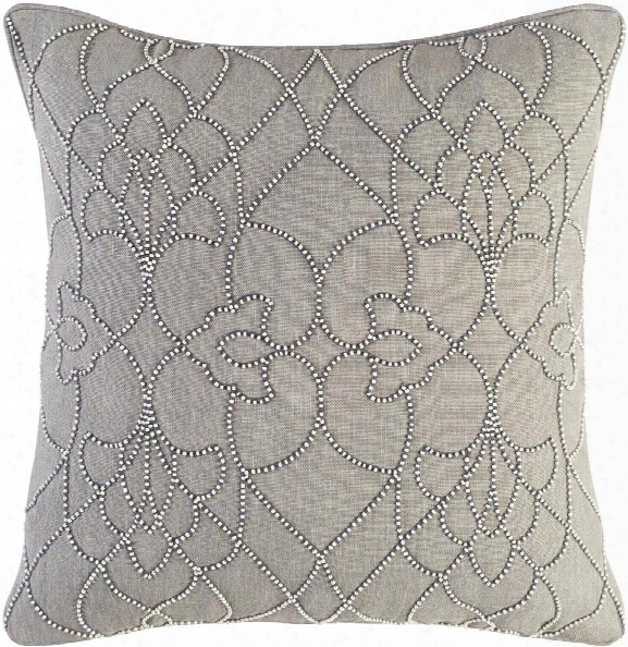 Dotted Pirouette Pillow In Charcoal Design By Candice Olson