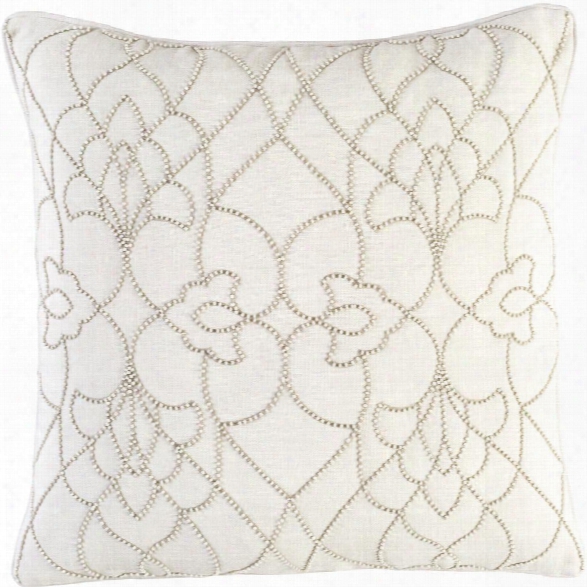 Dotted Pirouette Pillow In Cream Design By Candice Olson