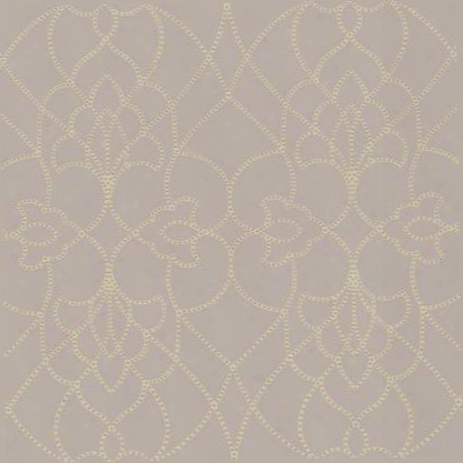 Dotted Pirouette Wallpaper In Champagne, Tan, And Pink Design By York Wallcoverings