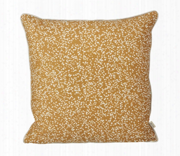 Dotty Cushion In Curry Design By Ferm Living