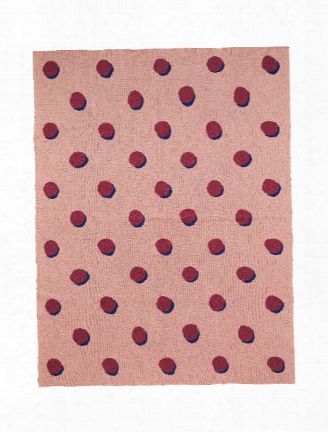 Double Dot Blanket In Rose Design By Ferm Living