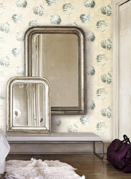 Double Exposure Wallpaper In Cream And Grey Design By York Wallcoverings