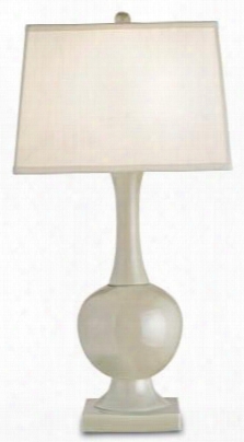 Downton Table Lamp In Pale Celadon Design By Currey & Company