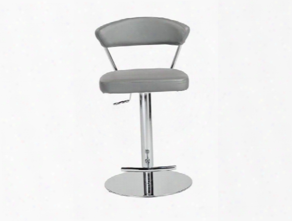 Draco Bar Counter Stool In Grey Design By Euro Style