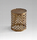 Alden Brass Side Table design by Cyan Design