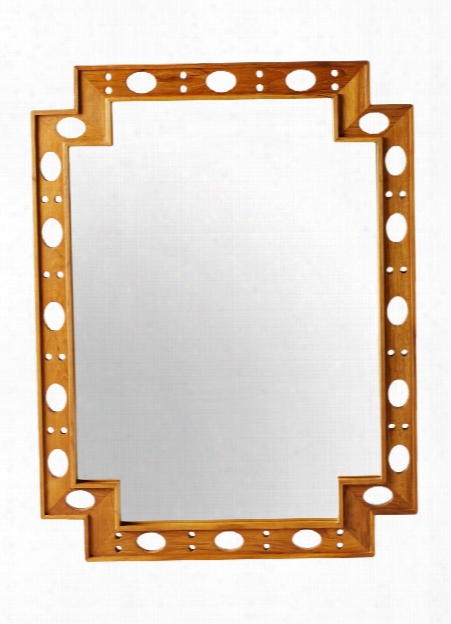 Earl Rectangular Mirror In Natural Teak Design By Selamat