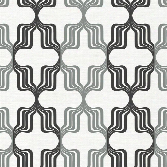 Earn Your Stripes Wallpaper In Black And Silver Design By York Wallcoverings