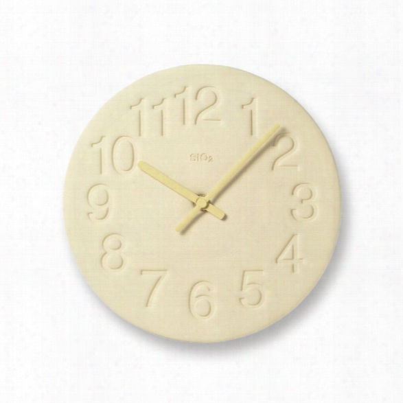 Eqrth Wall Clock In Yellow Design By Lemnos