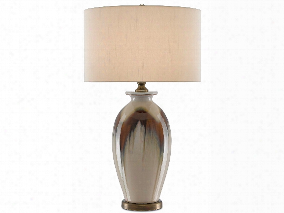 Eastman Table Lamp In Cream Design By Currey & Company