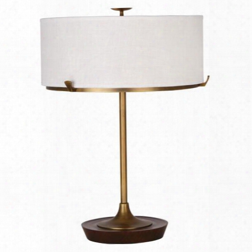 Edwin Collection Table Lamp In Aged Brass Design By Jonathan Adler