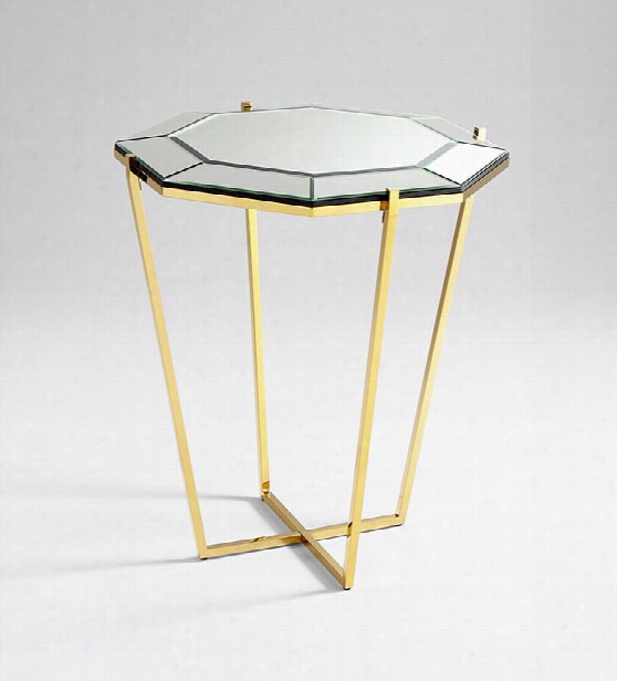 Elara Foyer Table In Polish Ed Gold Design By Cyan Design