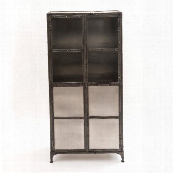 Element Cabinet In Antique Nickel