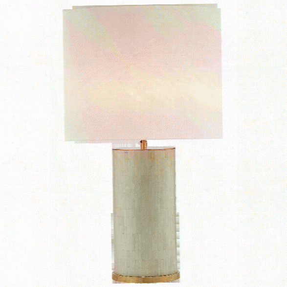Eliot Table Lamp In Various Finishes W/ Linen Shade Design By Aerin