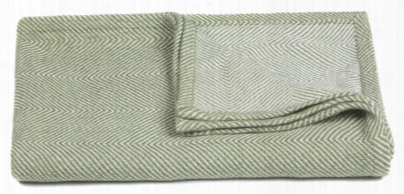 Ella Collection Throw In Green & White Design By Chandra Rugs