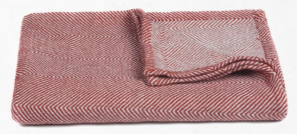 Ella Collection Throw In Red & White Design By Chandra Rugs