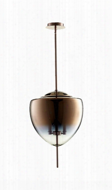 Ember 3 Light Pendant In Satin Copper Design By Cyan Design