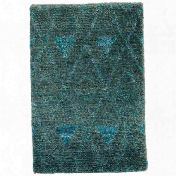 Emerald Hand Knotted Jute Rug By Dash Albert