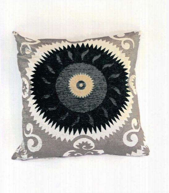 Emperors Sun Ebony Pillow Design By Baxter Designs