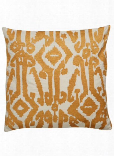 En Casa Pillow In Antique White & Golden Glow Design By En Casa