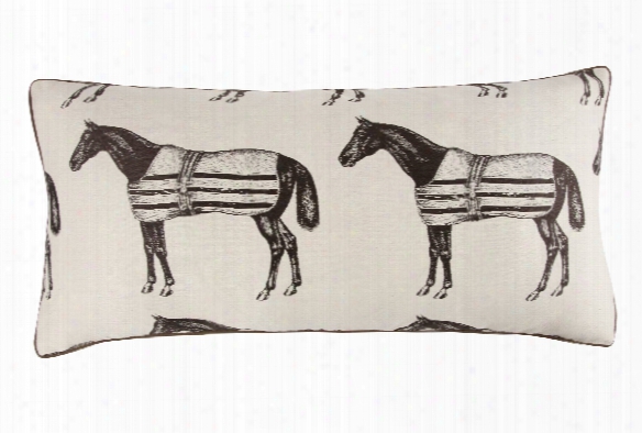 Equestrian Jacquard Pillow Design By Thomas Paul