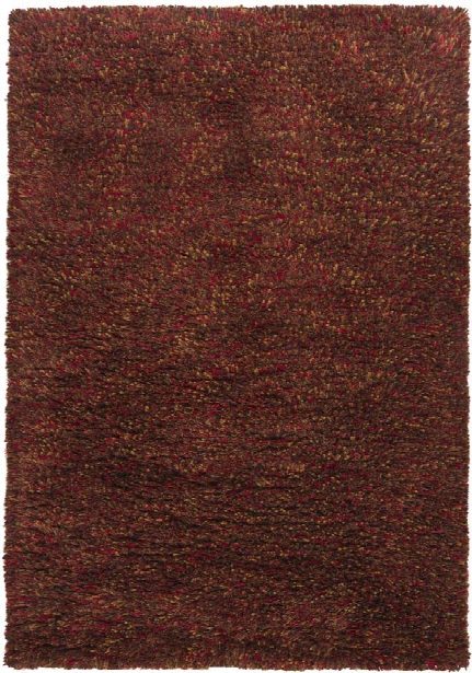 Estilo Collection Hand-woven Area Rug In Red, Gold, & Brown Design By Chandra Rugs