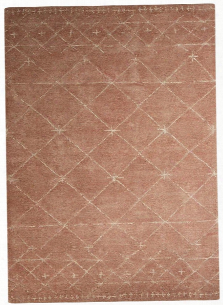 Etho Rug In Dusty Cedar & Whitecap Grey Design By Nikki Chu