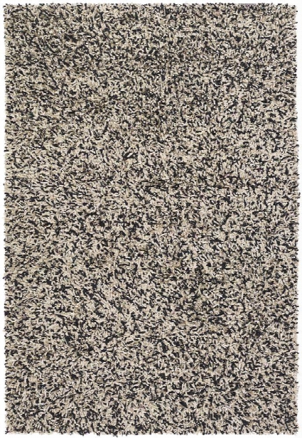 Etop Collection Hand-woven Area Rug In Ivory & Black Design By Chandra Rugs