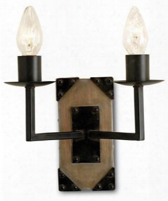 Eufaula Wall Sconce, 2l Design By Currey & Company