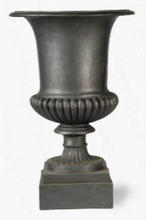 Ewhurst Vase In Faux Lead Finish Design By Capital Garden Products