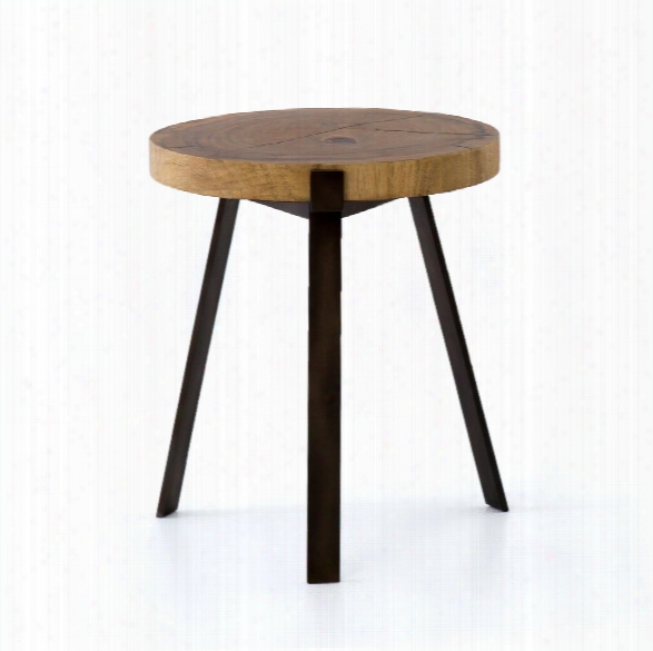 Exeter End Table In Blonde Guanacaste