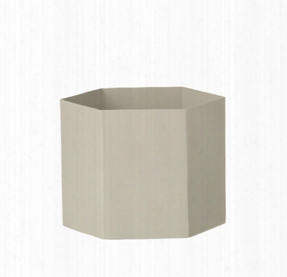 Extra Large Hexagon Pot In Grey Design By Ferm Living