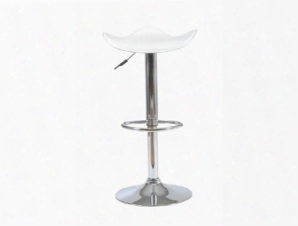 Fabia Bar Counter Stool In White Design By Euro Style