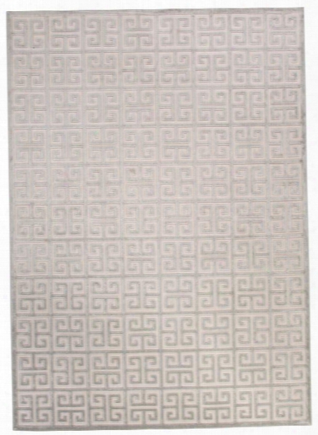 Fables Rug In Bright White & Glacier Grey Design By Jaipur