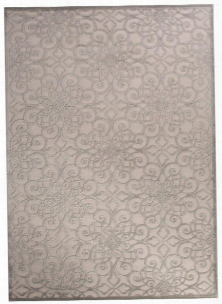 Fables Rug In Bright White & Grey Violet Design By Jaipur