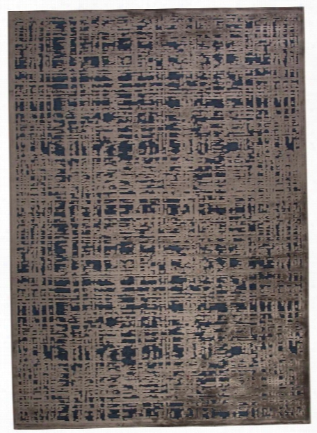 Fables Rug In Dress Blues & Bungee Cord Design By Jaipur